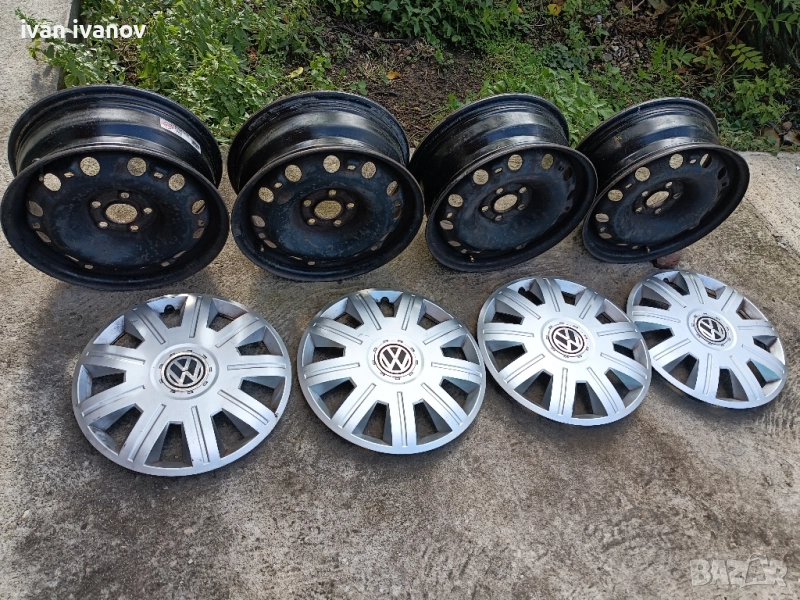 оригинални джанти15 и тазове за голф4-130лв, снимка 1