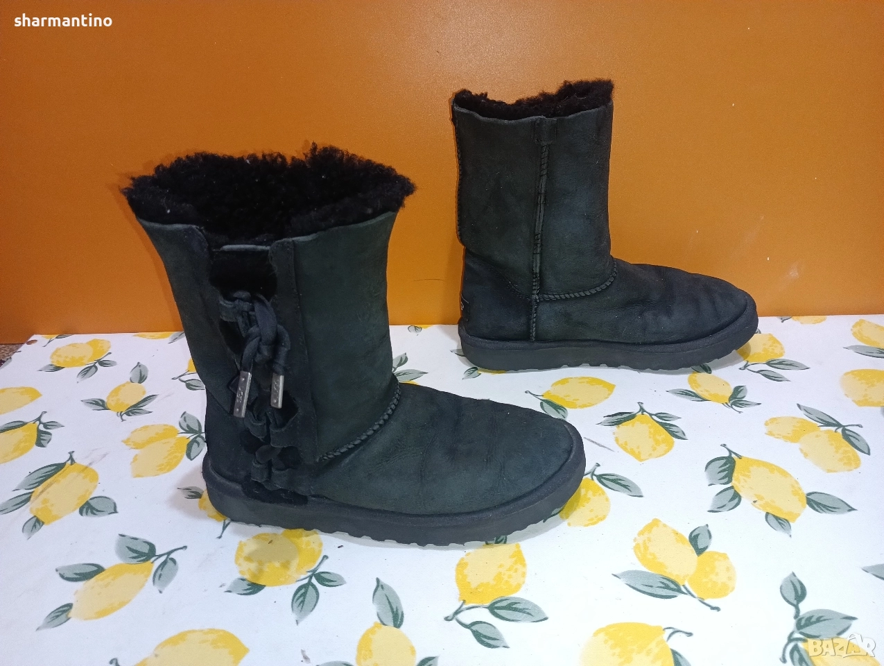 UGG кожени боти N 36 - 18 €, снимка 1