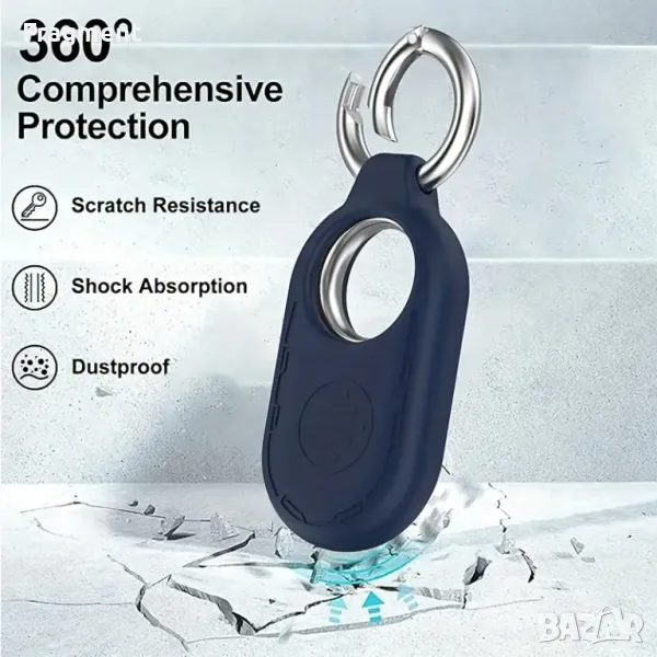 Калъф / Ключодържател за Smart Tag 2 съвместими с Samsung Galaxy силиконова защита , снимка 1