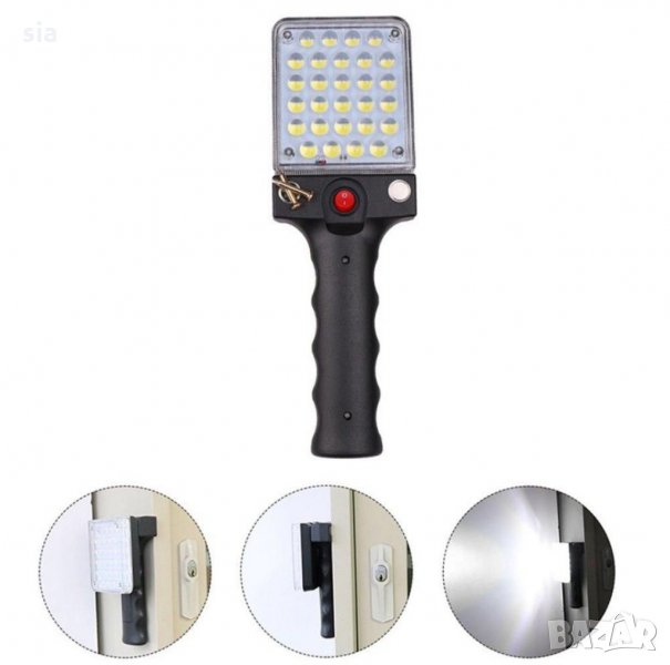 Работна лампа фенер с 28 LED Презареждаща, снимка 1