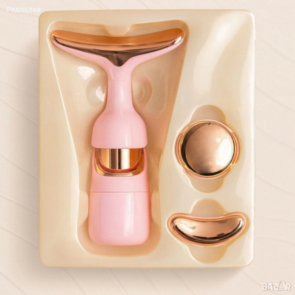 Лифтинг масажор 3-в-1 – против бръчки, стягане и подмладяване., снимка 1