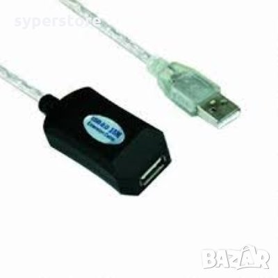 Кабел USB2.0 Мъжко към Женско 5m Удължител VCom SS001309 Extension USB M/F, снимка 1