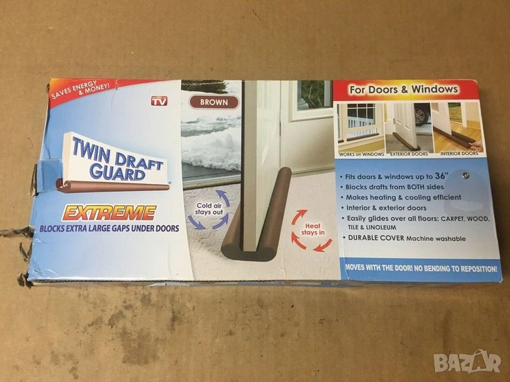 Двоен изолиращ стопер за врата, снимка 1