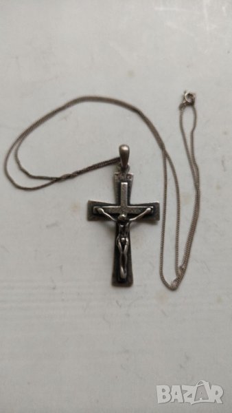 Сребърно кръстче, снимка 1