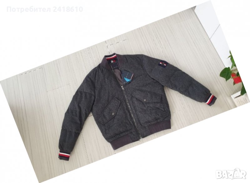 Tommy Hilfiger TH Tech Wool Mens Jacket Size S НОВО! ОРИГИНАЛ! Бомбер Мъжко Зимно Яке!, снимка 1