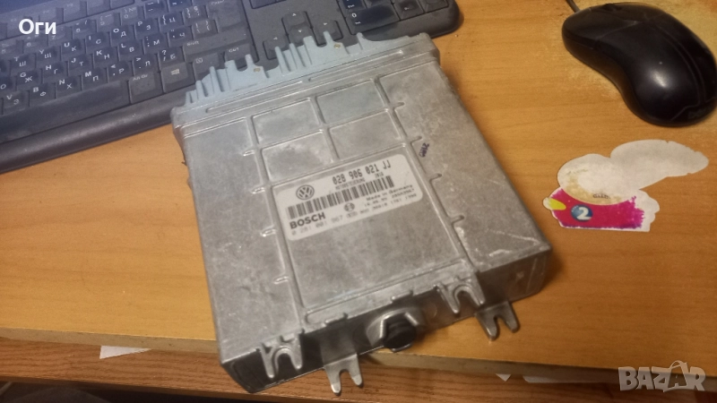 Компютър за Сеат Алхамбра и Фолксваген Шаран 1.9TDI 110к.с. 028 906 021 JJ / 0 281 001 967, снимка 1