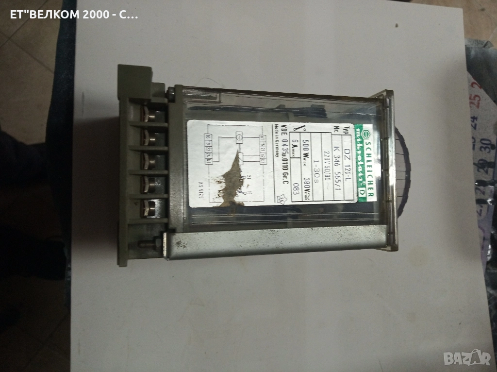 реле време 1-30 сек, снимка 1