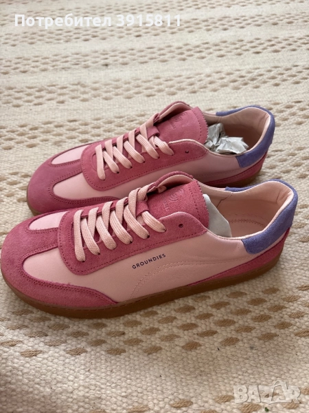 Дамски маратонки за босо ходене GROUNDIES® Panama Розово и орхидея, снимка 1