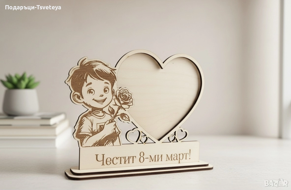 Дървена рамка за снимка , снимка 1