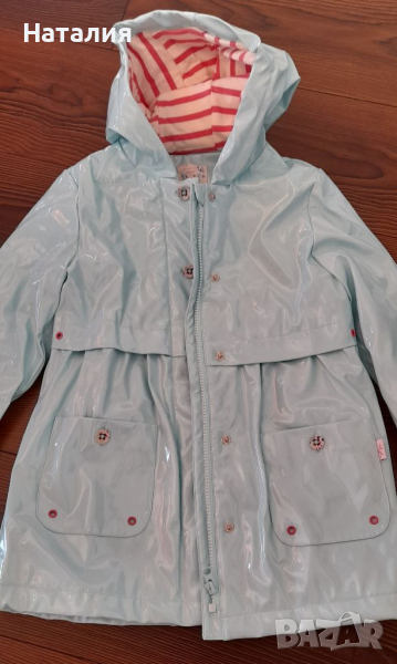 Нов ватиран дъждобран за момиче., снимка 1