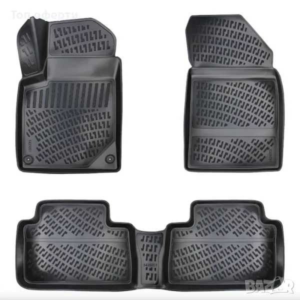 Гумени стелки RizLine съвместими с Peugeot 407 2003-2010, снимка 1