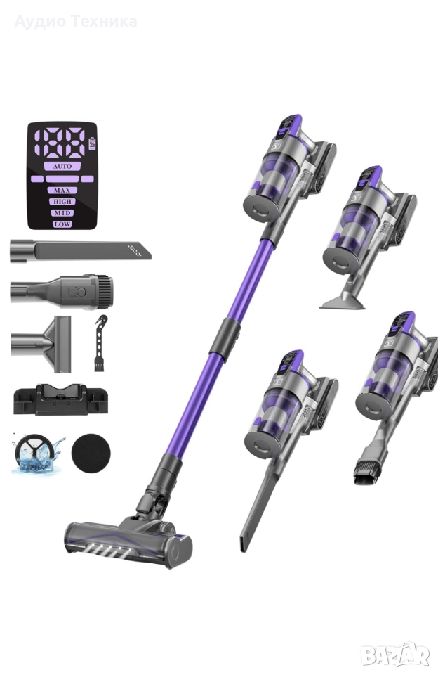 Yanhama H5 безжична вертикална акумулаторна прахосмукачка с висока ефективност! , снимка 1