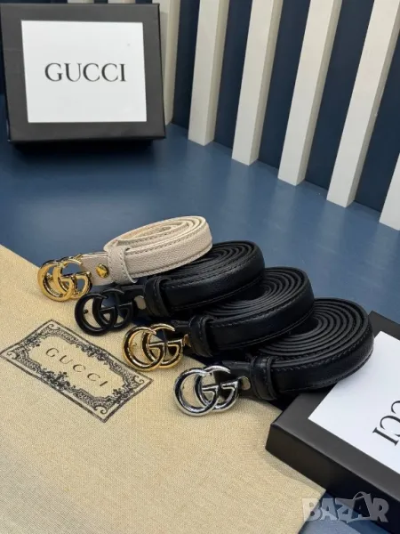 колани от естествена кожа в кутия gucci , снимка 1