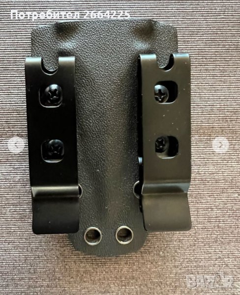 Метална, черна, здрава бърза за монтиране!, снимка 1