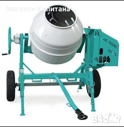 Бензинова бетонобъркачка с теглич IMER SYNTESI Italy 235л. Honda, снимка 1