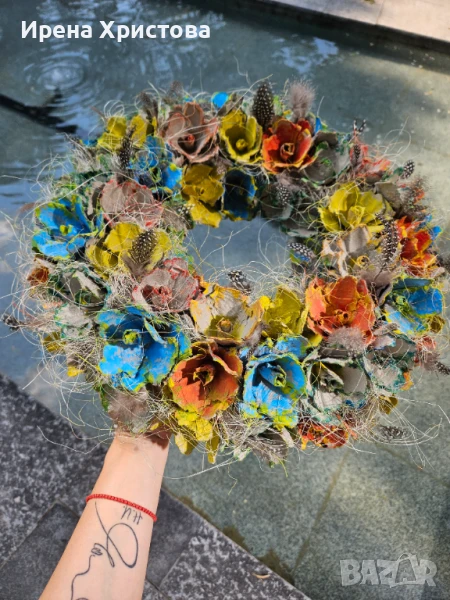 Венец за врата или декорация за маса. Налично! , снимка 1
