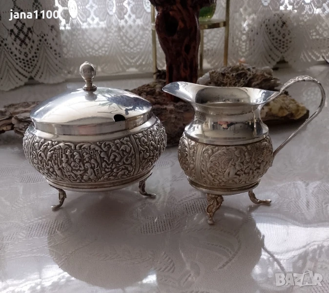 Сребърни съдове за чай, кафе , снимка 1
