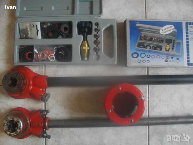 Ремонтен К-т ВиК Смесител/Винтонарезка ВиК Плашка Резби Тръби-VIRAX-FRANCE/2 Цола Резбонарезна Глава, снимка 1