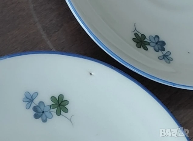 Чинийки с незабравки* БГ порцелан на "Китка", снимка 1