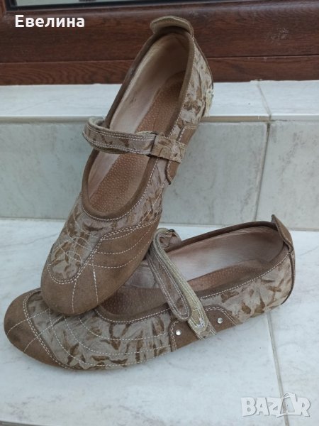 Дамски маркови обувки Lepi - мачкана естествена кожа, номер 40-41, снимка 1