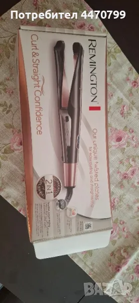 Преса за коса REMINGTON S6606 Curl and SStraight Confidence, снимка 1