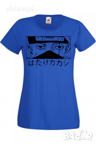 Дамска тениска Naruto Kakashi 03,Анимация,игра,Празник,Повод., снимка 3 - Тениски - 37945917