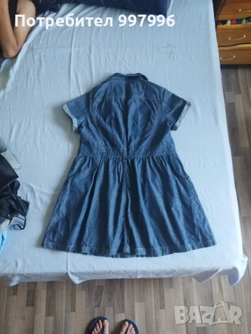 дънкова рокля -2ХЛ размер, снимка 5 - Рокли - 50987967