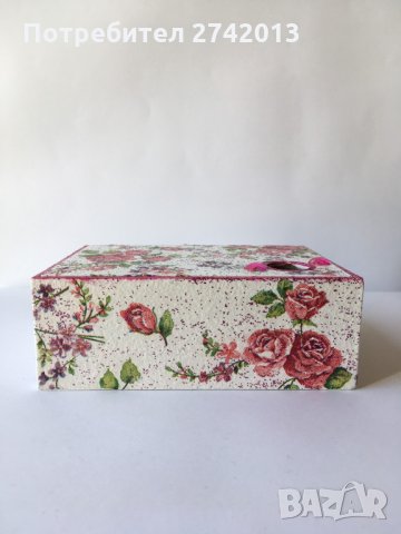 Подаръчна  кутия  с  Пролетни цветя, снимка 1 - Подаръци за жени - 32103955