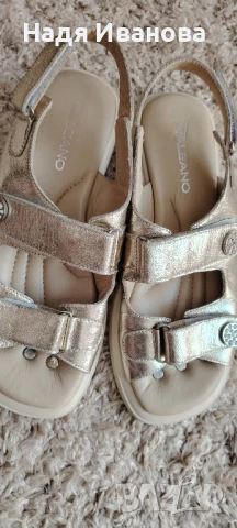 сандали естествена кожа Baleano , снимка 3 - Сандали - 50935746