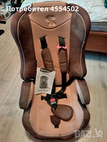 Столче за кола Bertoni Lorelli Explorer 9-36 кг Brown & Beige, снимка 2 - Столчета за кола и колело - 52110879