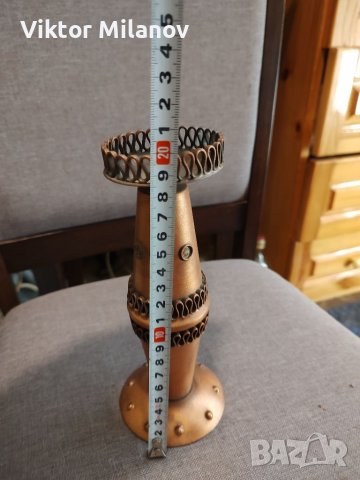 Свещник, снимка 5 - Антикварни и старинни предмети - 37265147