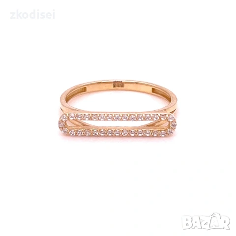 Златен дамски пръстен 1,67гр. 14кр. проба:585 размер:54 модел:38869-5