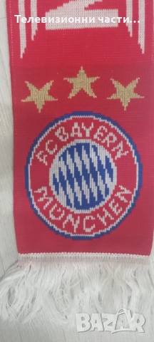 Футболен шал на Байерн Мюнхен Bayern Munchen Munich в отлично състояние, снимка 2 - Шалове - 52062286