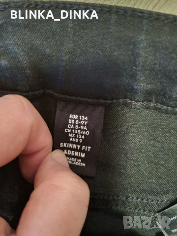 H&M дънки 134 см, снимка 3 - Детски панталони и дънки - 35018155