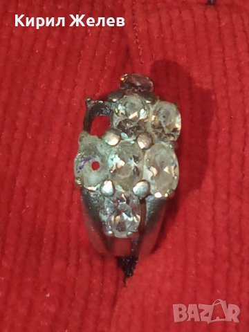 СРЕБЪРЕН МОДЕН ПРЪСТЕН РОДИРАНО СРЕБРО 925 с ФАСЕТИРАНИ ЦИРКОНИ 25851, снимка 17 - Пръстени - 35826201