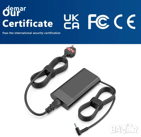 150W AC адаптер за HP ZBook Studio, OMEN/Pavilion Gaming, 4,5 мм, снимка 3 - Друга електроника - 48426294