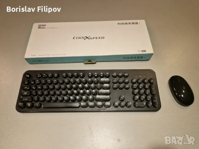 Комплект безжична клавиатура и мишка за гейминг – Cool X Speed, снимка 2 - Клавиатури и мишки - 47971024
