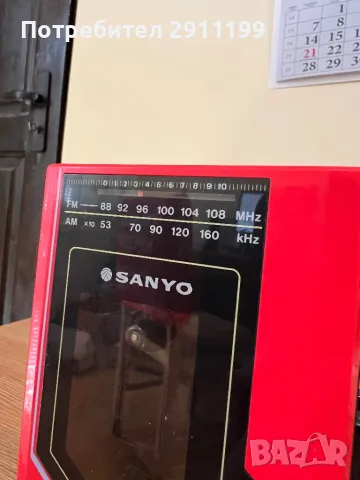 Уокмен Sanyo с радио AM/FM, снимка 5 - Други - 49505004