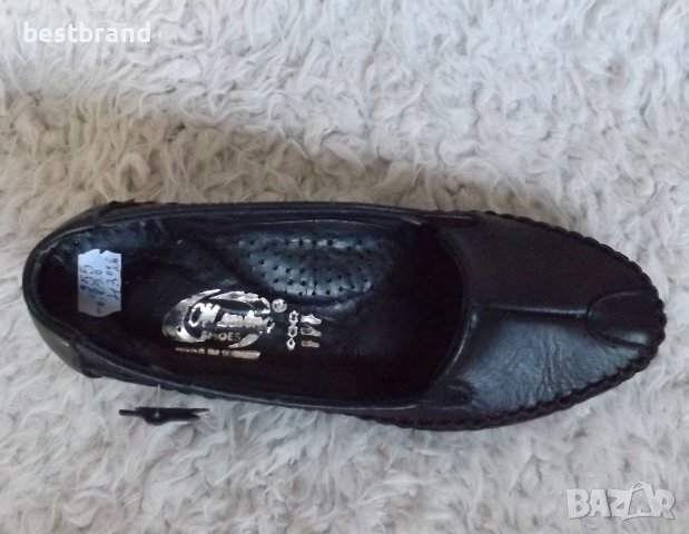 Обувки, черни, естествена кожа, код 276/ББ1/48, снимка 5 - Дамски ежедневни обувки - 36752047
