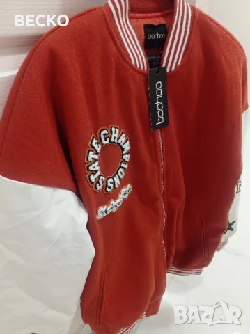 Дамско бомбър яке Boohoo, снимка 3 - Якета - 48931922