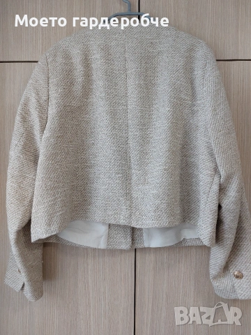 Дамско яке на H&M тип букле размер XL, снимка 3 - Якета - 53880784