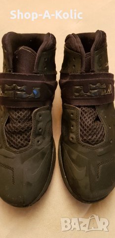 NIKE LeBron Zoom Soldier 7 Basketball Shoes Triple Black , снимка 6 - Детски маратонки - 35202360