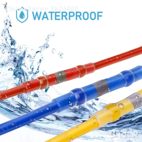 Термосвиваем шлаух и конектори с припой 4644, снимка 7 - Други инструменти - 53270632