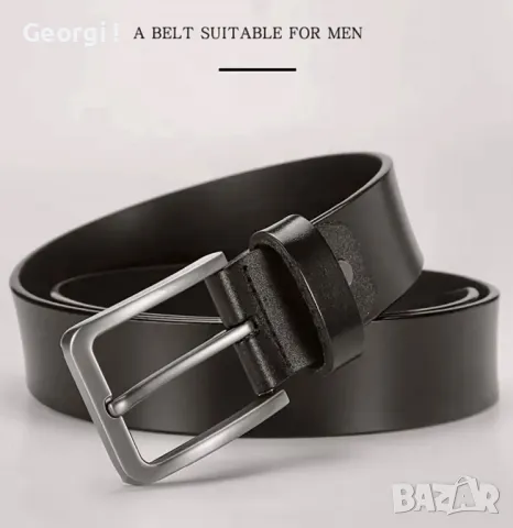 Комплект Мъжки Кожени Колани, черен и кафяв /2ва броя (Промоция)!, снимка 11 - Колани - 49756842