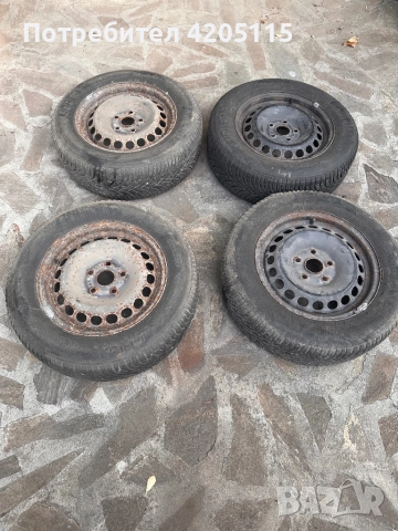 Джанти 5х112 с зимни гуми, снимка 3 - Части - 51753863