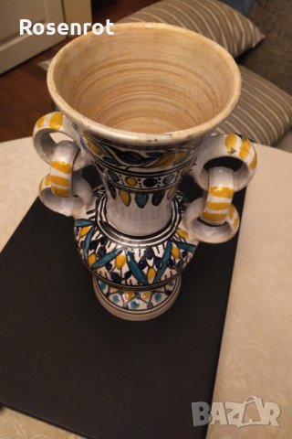 Антикварна ваза ceramica maiolica, снимка 4 - Колекции - 30602749