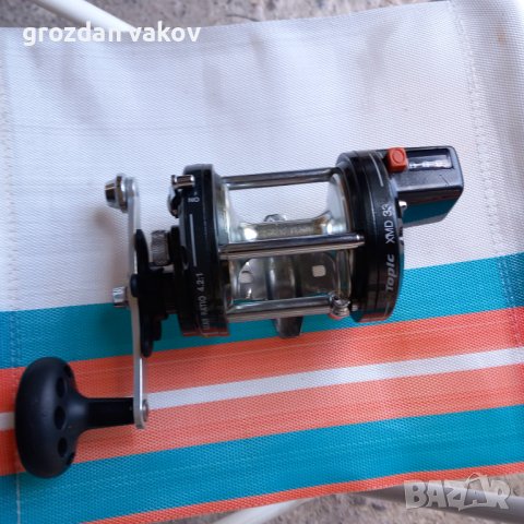 ZEBKO TOPIC XMD330 мултипликатор с брояч на метри, снимка 2 - Макари - 40597447