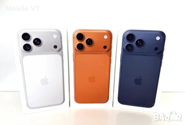 НОВ! iPhone 17 Pro Max 512GB Silver / Orange / Blue 2г.ГАРАНЦИЯ!!, снимка 3 - Apple iPhone - 56110851