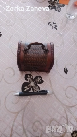 Ковчеже с метален обков, снимка 2 - Антикварни и старинни предмети - 53166394