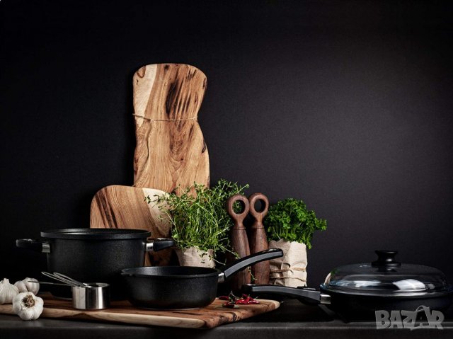 Тиган за пържене и задушаване AMT Gastroguss, Ø 28 см, 7 см височина, снимка 6 - Съдове за готвене - 40199531